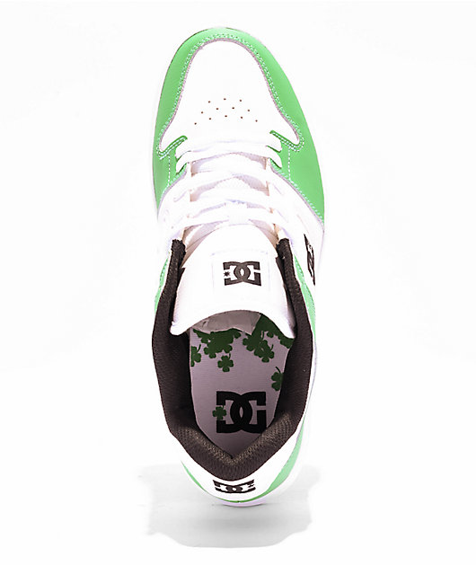 Dc Shoes Manteca 4 Green & White Skate Shoes