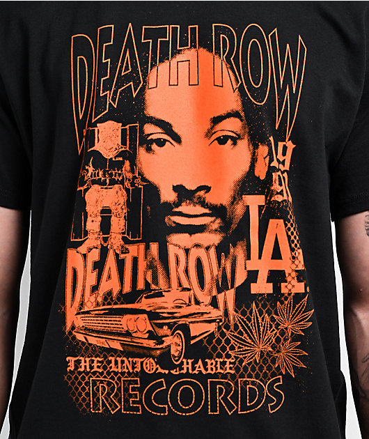 Death Row LA Collage Freelancer Black T-Shirt