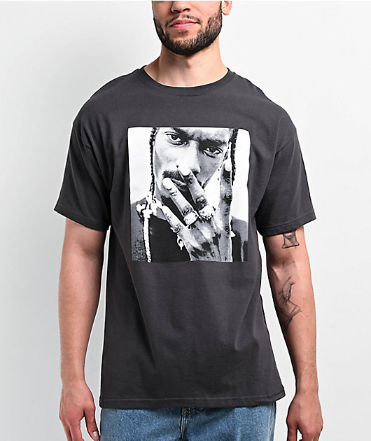 Death Row Young Snoop Charcoal T-Shirt | Zumiez