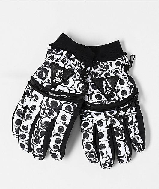Deathgrip Ghoul Eyes Snowboard Gloves | Zumiez