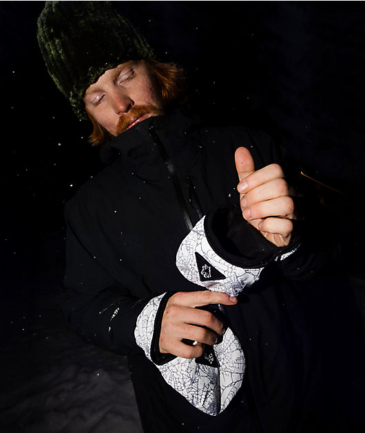 Deathgrip Ghoul Web Snowboard Mittens | Zumiez