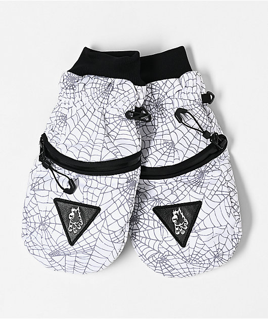 スキー・スノーボードアクセサリー DEATHGRIP Ghoul MITTEN Leather L size Deathgrip Ghoul Web Snowboard Mittens | Zumiez