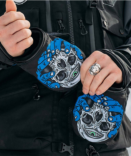 スキー・スノーボードアクセサリー DEATHGRIP Ghoul MITTEN Leather L