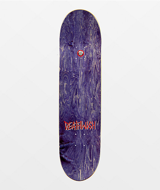 Deathwish Drop Cap 8.0" Skateboard Deck