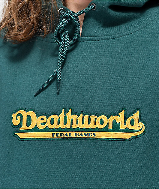Deathworld Coney Island Dark Green Hoodie