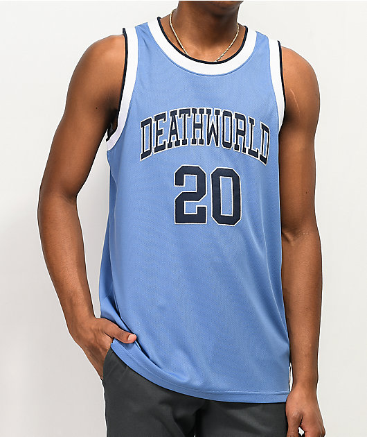 light blue jersey basketball