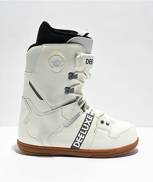 Deeluxe DNA White Snowboard Boots 2024