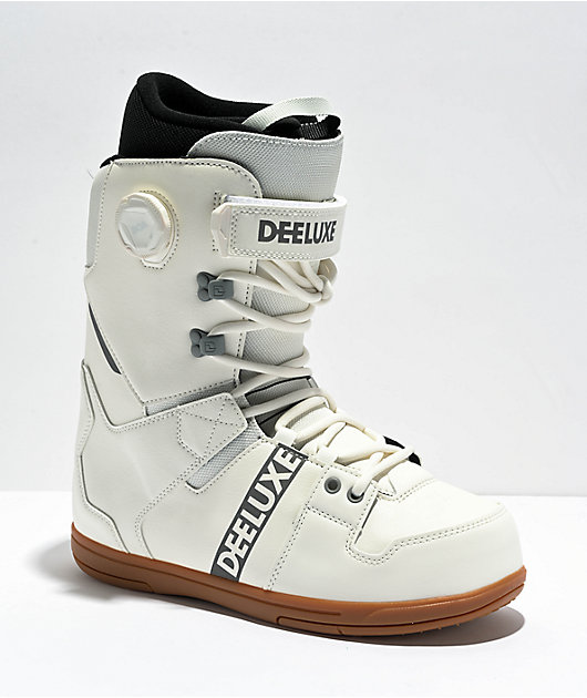 Deeluxe DNA White Snowboard Boots 2024