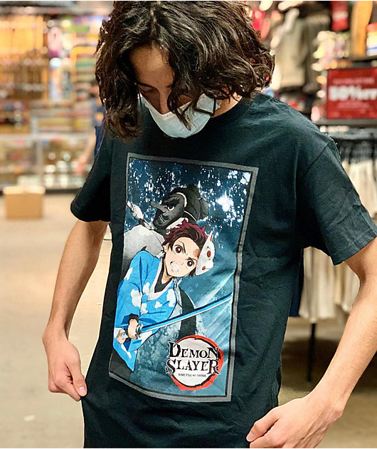Buy Anime Store Men's And Women's Regular Fit T Shirt  (B-TanjiroTee-XS_Black_XS) at Amazon.in