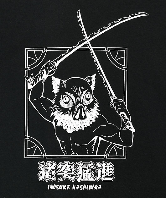 Demon Slayer Inosuke Black T-Shirt