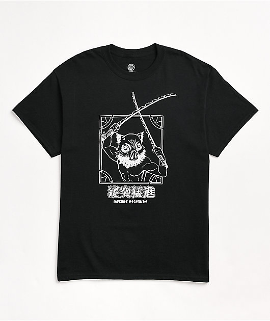 Demon Slayer Inosuke Black T-Shirt