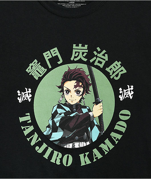 Demon Slayer Tanjiro Black T-Shirt