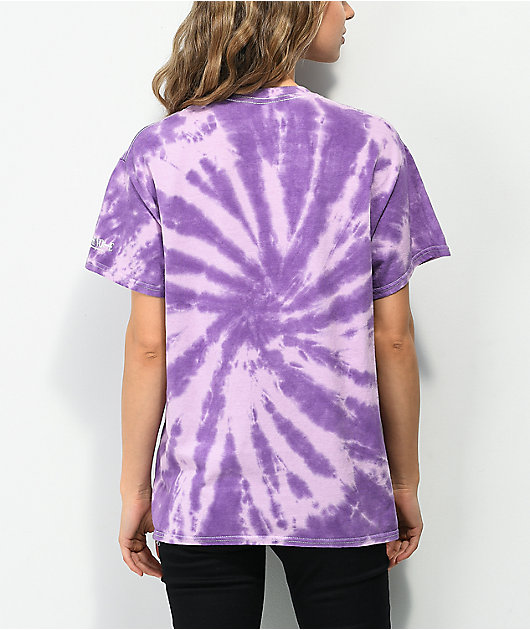 Desert Dreamer x Death Note Panels Purple Tie Dye T-Shirt