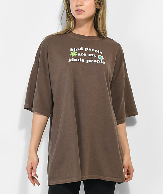 Desert Dreamer x Dreyfus Art Kind People Brown T-Shirt
