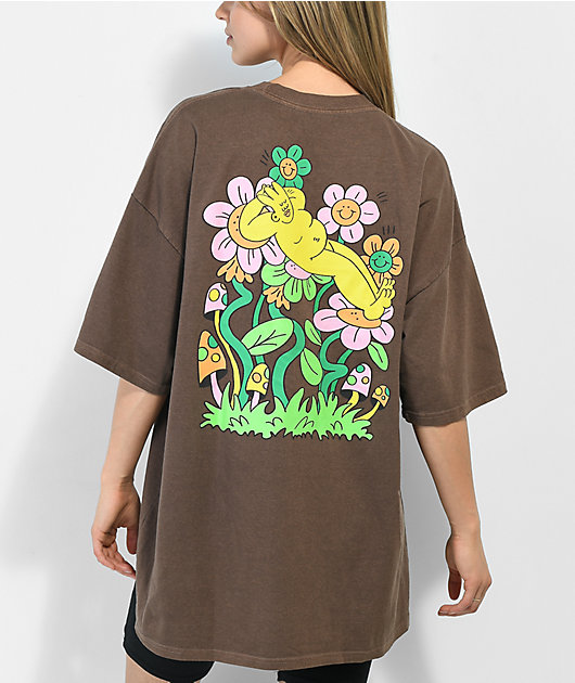 Desert Dreamer x Dreyfus Art Kind People Brown T-Shirt