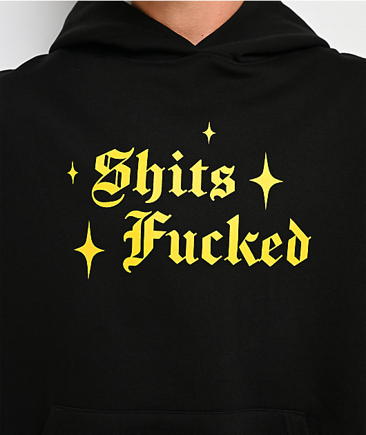 Designer Trash Sparkle Black Hoodie