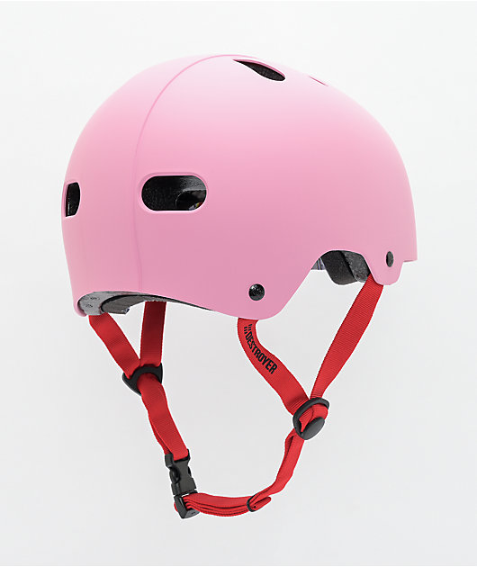 Destroyer Dystopia casco de skate rosa