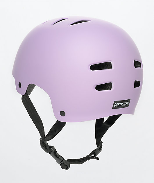 Destroyer Fairmont Certified Pale Purple Skateboard Helmet