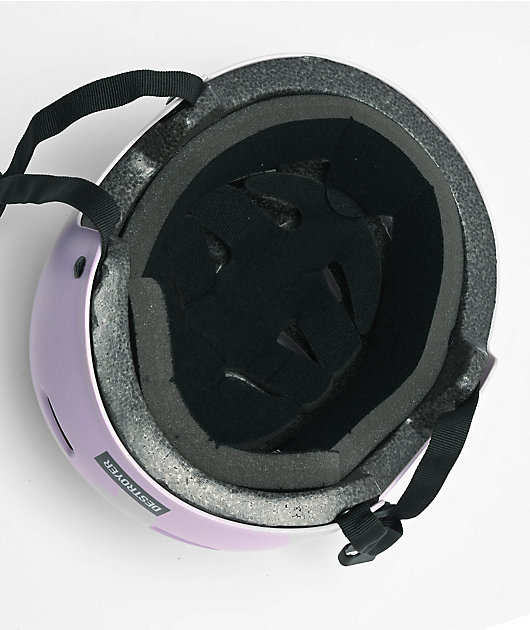 Destroyer Fairmont Certified Pale Purple Skateboard Helmet