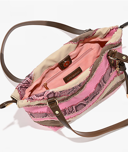 DiFerdinando Desert Stitch Pink Tote Bag