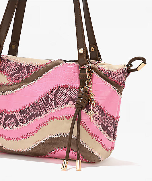 DiFerdinando Desert Stitch Pink Tote Bag