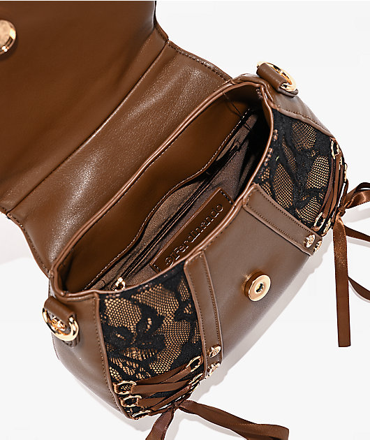 DiFerdinando Lacebound Brown Handbag