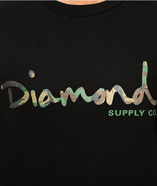 Diamond Supply Co Camo OG Script T-Shirt