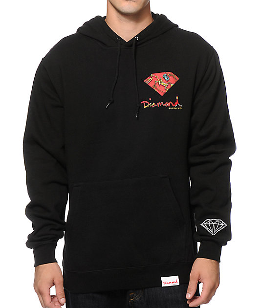 Diamond Supply Co Low Life Logo Hoodie Zumiez