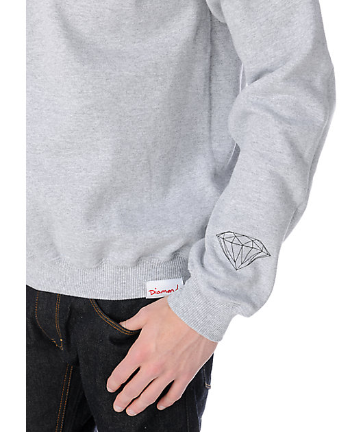 diamond crew neck