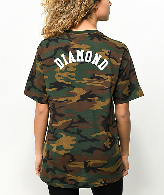 diamond supply co camo shirt