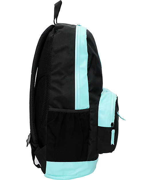 turquoise school bag