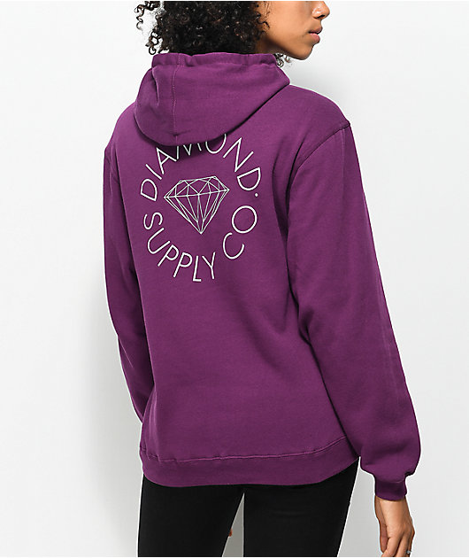 dark purple hoodie