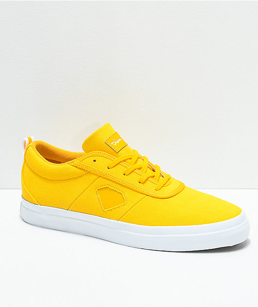 canvas yellow shoes