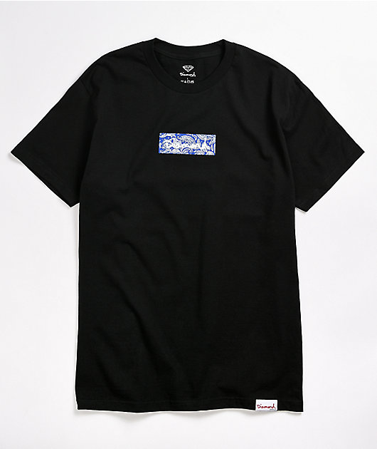 Diamond Supply Co. Mini Paisley Black T-Shirt