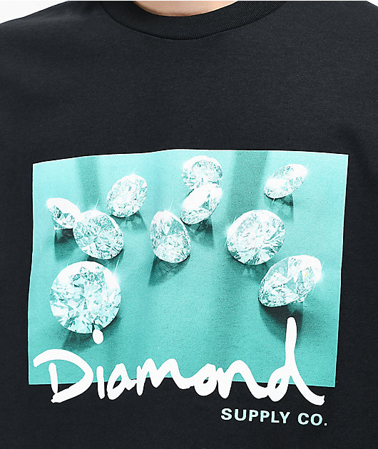 Diamond Supply Co. Stone Script Black T-Shirt