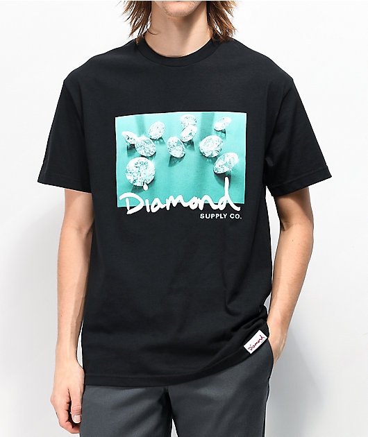Diamond Supply Co. Stone Script Black T-Shirt
