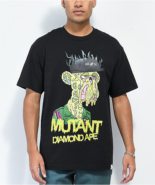 Diamond Supply Co. x Ape Military Mutant Ape Black T-Shirt