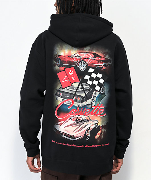 Diamond Supply Co. x Chevrolet Corvette Black Hoodie Zumiez