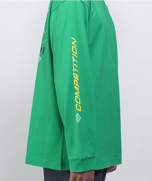 Diamond Supply Co. x Nautica Compass Green Long Sleeve T-Shirt