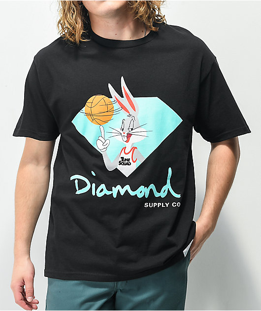 DIAMOND SUPPLY CO. x NBA Space Jam Bulls Mens T-Shirt - BLACK, Tillys