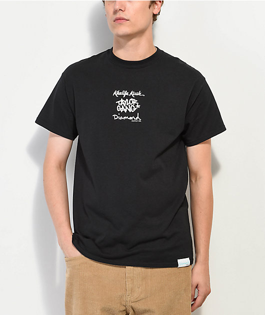 Diamond Supply Co. x Taylor Gang Wiz Logo camiseta negra