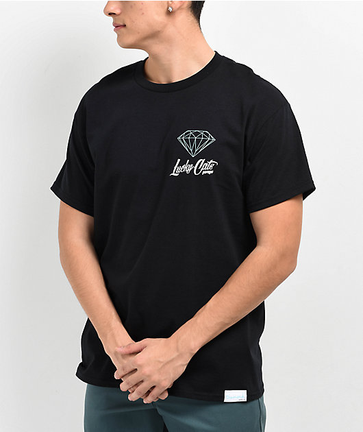 Lucky Brand plain black t-shirt Good Luck Tee XL - Depop