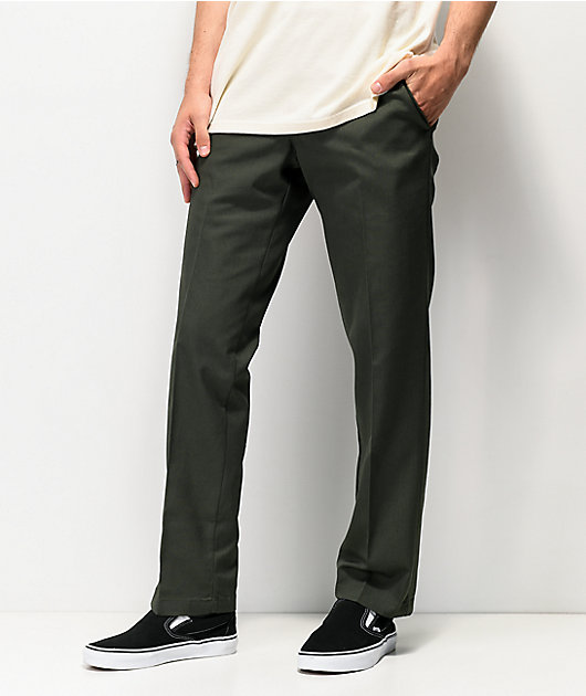 dickies work pant slim fit straight leg