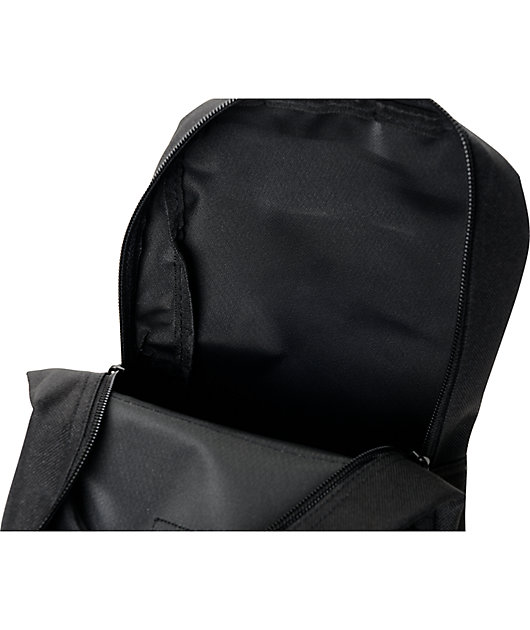 dickies black canvas mini backpack