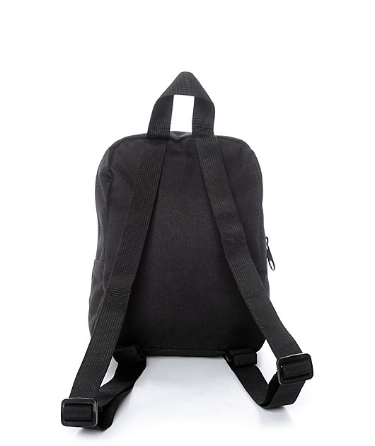 dickies black canvas mini backpack