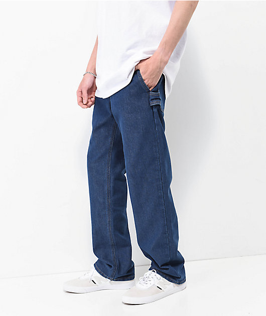 Slapper af komedie efterklang Dickies Blue Regular Fit Utility Jeans