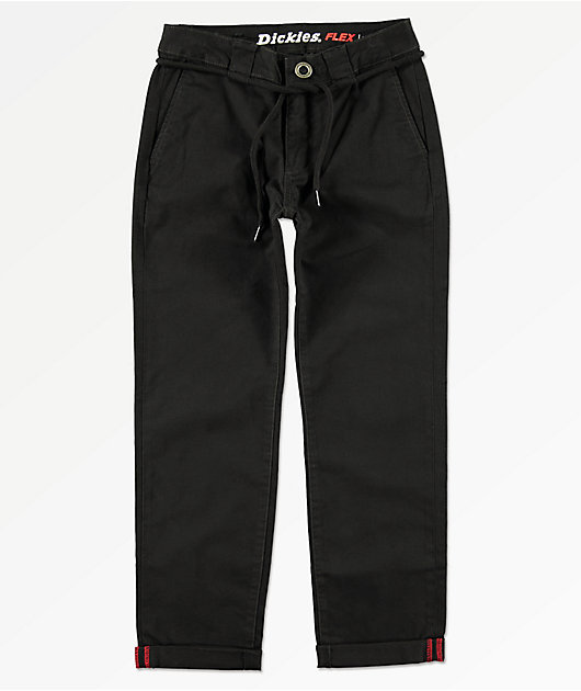 black skinny dickie pants