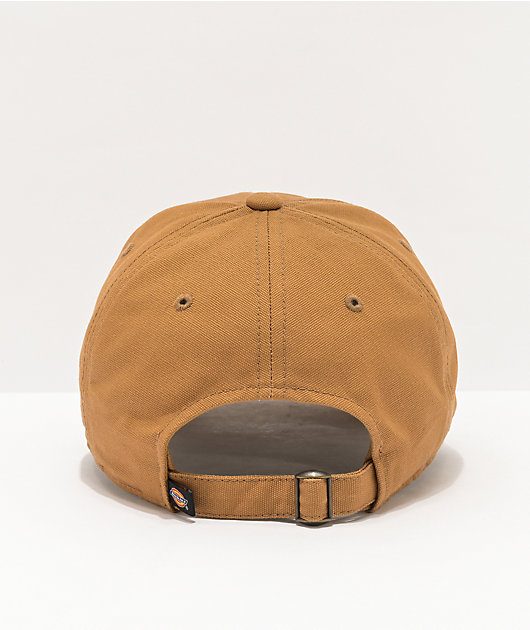 Dickies Brown Canvas Strapback Hat