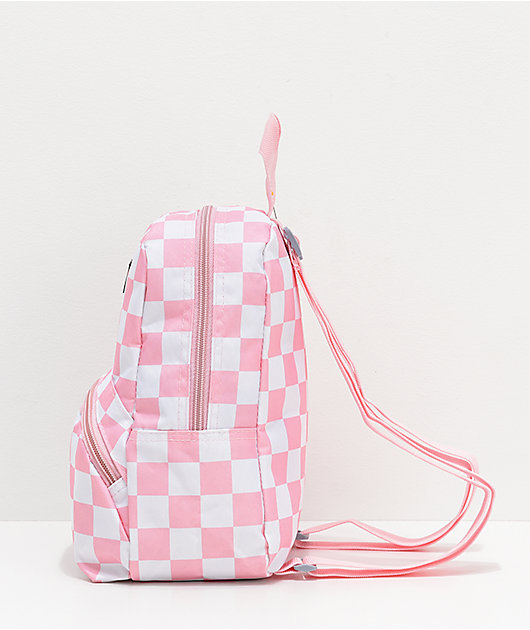 dickies pink checkered backpack