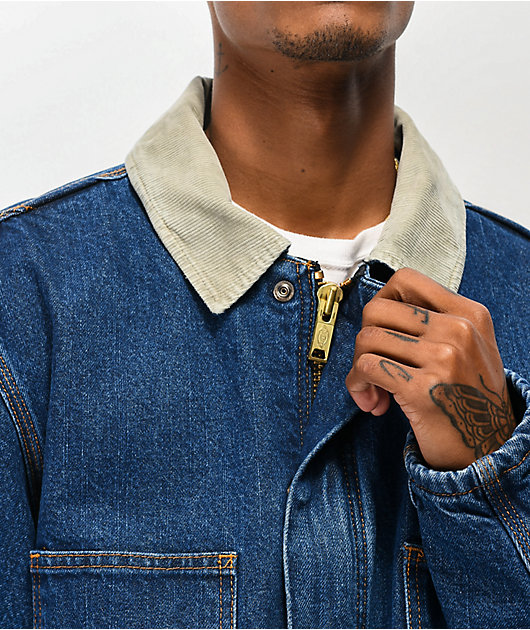 dickies chore blue denim jacket